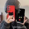 Cute Coffee Cat Matte TPU Mobile Phone Case for Samsung Galaxy S26 S25 S24 S23 S22 S21 S20 Note20 Plus FE Ultra Colorful Cover