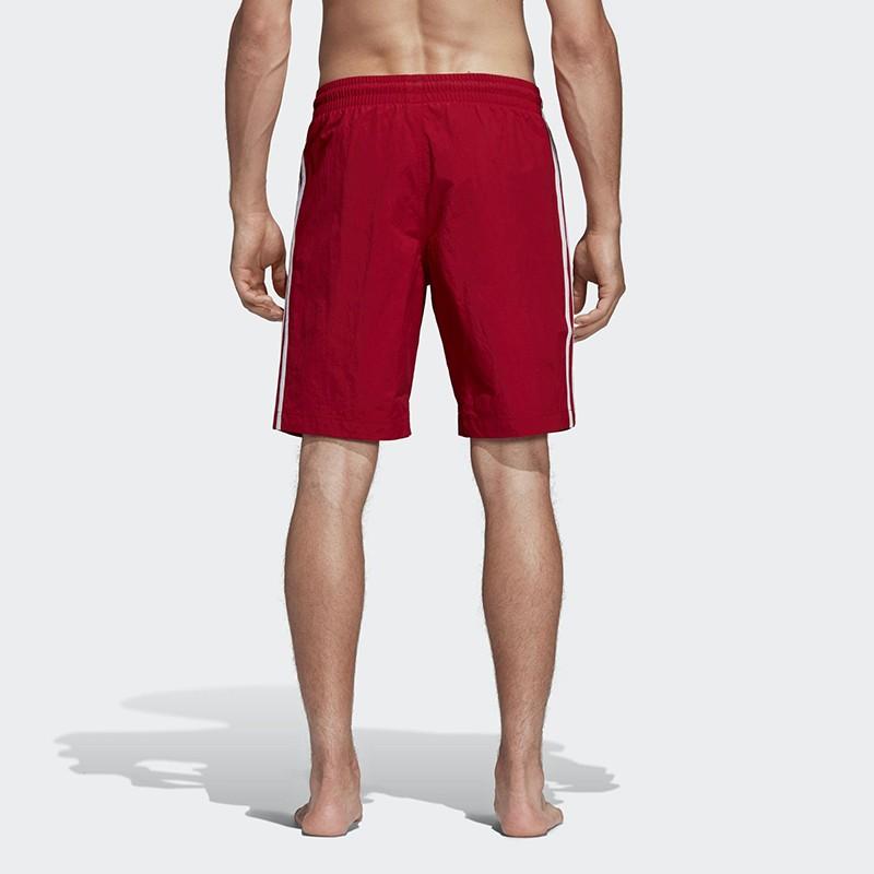 Adidas Originals Trefoil Casual Sports Training Shorts Men Bottoms Red DV1585