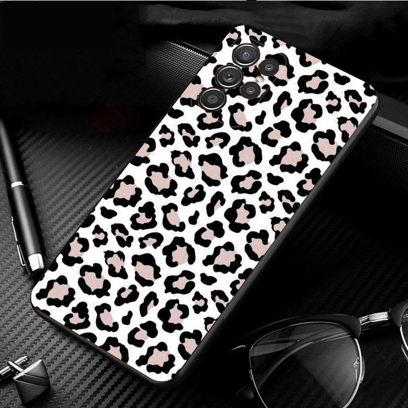 Phone Case for Samsung S26 S25 S24 S23 S22 Ultra S23 S22 S25 Plus S24 FE S26Edge Pink Leopard Print Case