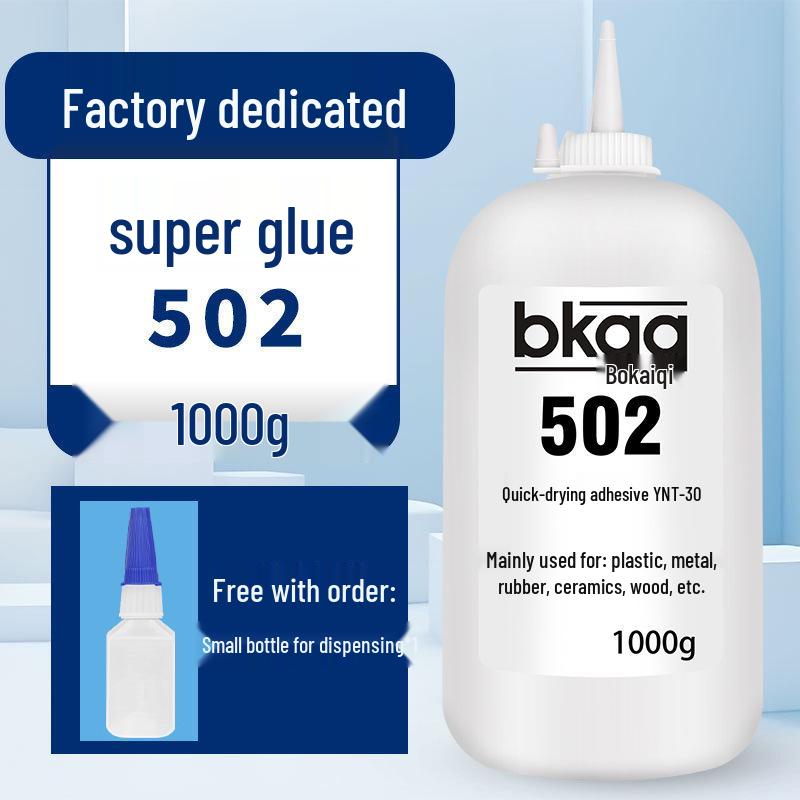 Universal 502 Quick-Drying Waterproof Super Glue for Wood, Plastic, Glass & Metal Repair