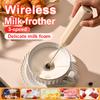MINI Coffee Frother USB Rechargeable 3 Speeds Foam Maker Coffee Milk Mixer Electric Handle Blender Egg Beater Hot Cooking Tools