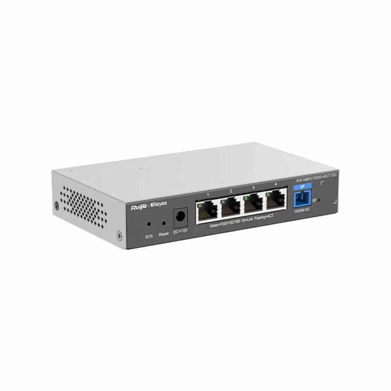 Ruijie RG-NBF2100S-4GT1SC Layer 2 Managed Gigabit Optical Access Switch