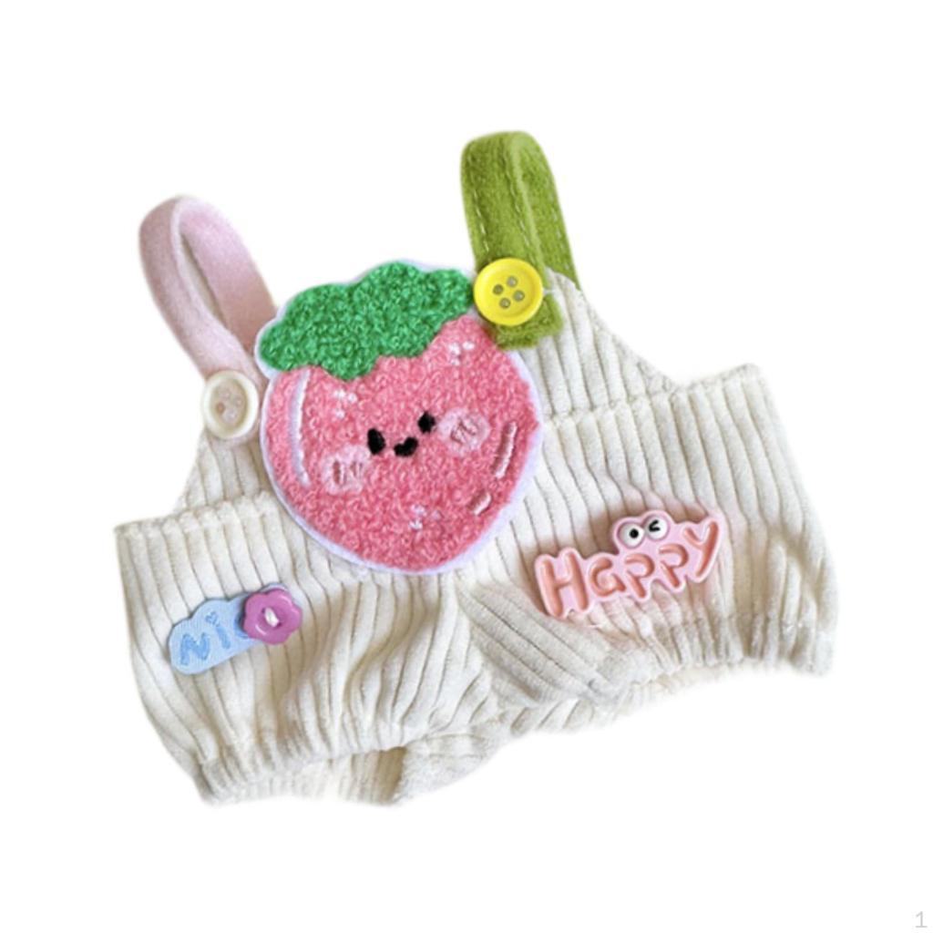 Doll Pants with Suspenders for 20cm Dolls, Create Your Own Outfits