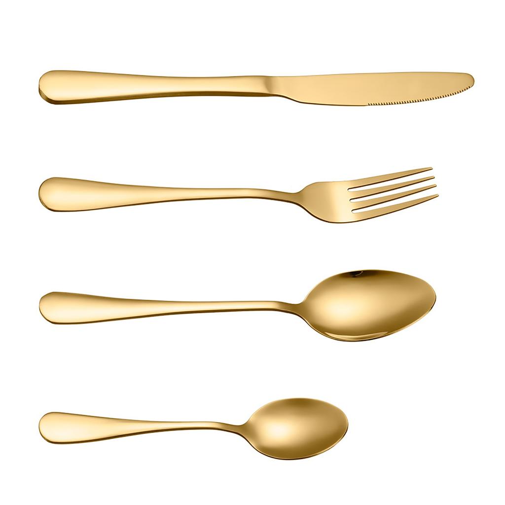 24 Piece Flatware Set Stainless Steel Tableware Cutlery Set Service for 6 with High Grade Storage Case for Home Kitchen