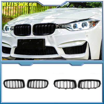 Wysokiej Jakości ABS Stylizacja Samochodu Przedni Grill Nerki Podwójny Grill Listwowy Dla BMW F30 F31 F35 2012-2018 320i 325i 328i Akcesoria Samochodowe