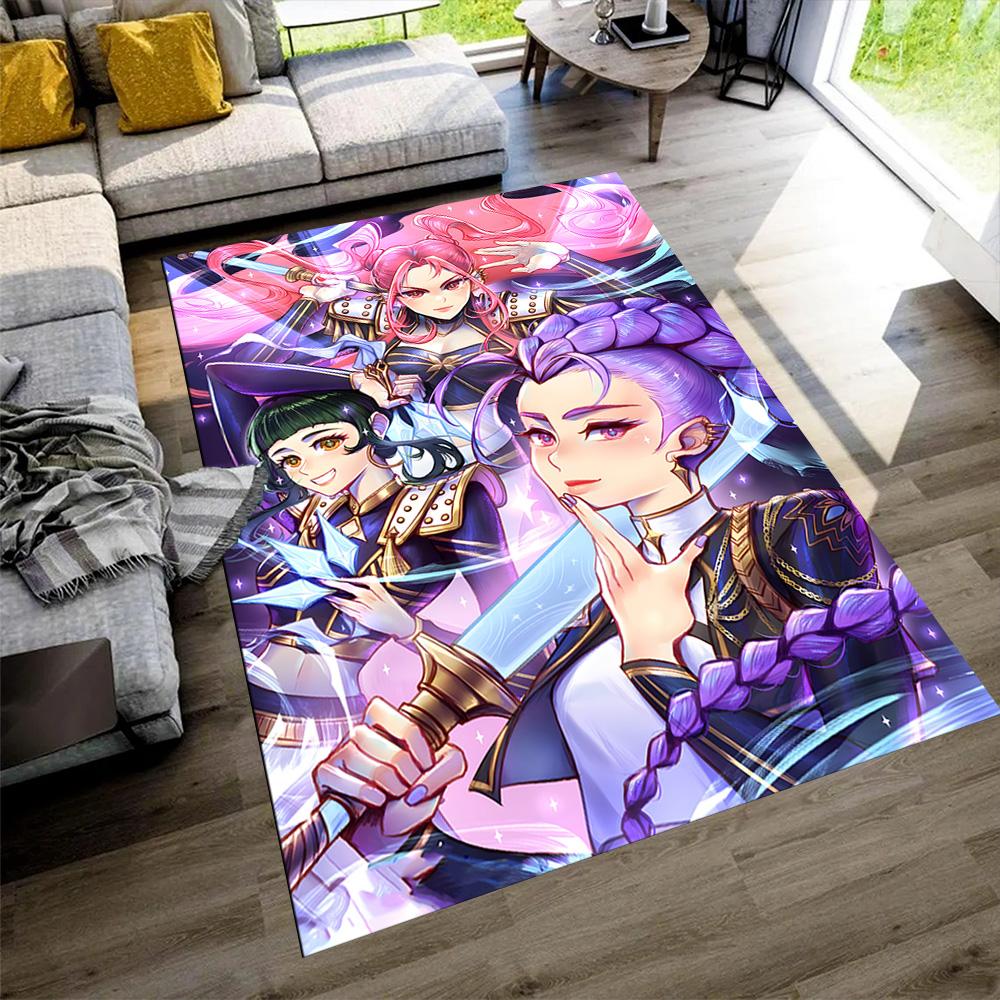 Dreams Urban Vibes Area Rug Design for Study room Game Room Hallway Balcony Anti-slip Rug Anime Office Decor Gift for Festivals