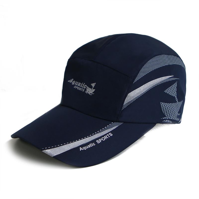 

Summer Quick Drying Baseball Hat for Men Women Fashion Fishing Golf Sunshade Duck Tongue Hat Unisex Outdoor Sports Hat темно-синий