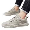 Spring and Autumn New Men's Shoes Daily Sports Casual Shoes Leather Mesh Spell Breathable Wear-resistant Comfortable and Durable