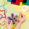 Decorazione Creativa di Pasqua Kit Colorato Fai da Te per Finestra Decorazione Casa Vetro Finestra