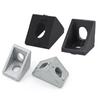 5Pcs/set Fasteners Angle Bracket 90 Degree Corner Support Bracket Durable L-Shaped Connector