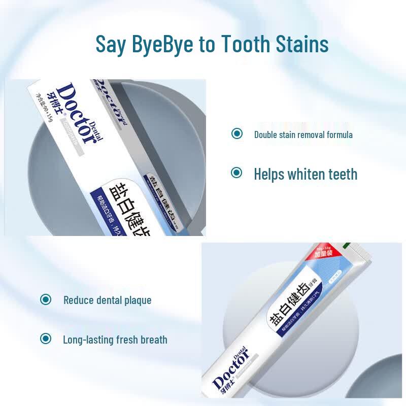 Doctor B Fresh Breath Whitening Toothpaste Set