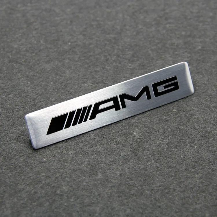 GLC GLB 3D Aluminum Mercedes Benz Badge Car Styling Stickers Decal Accessories For AMG W177 W176 X166 X167 C257 C218 X253 C118