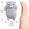 Cat Mochi Squishy Toys Mini Kawaii Animal Squishies Stress Relief Fidget Toys for Kids Soft Pinch Cute Cartoon Party Favor Gift