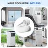 Portable Air Conditioner Window Vent 150cm AC Exhaust Hose Universal Coupler Adjustable Window Seal Universal Duct ExtensionPipe