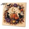 Faux Pearl Painting Kit for Adults Halloween Kit, Cute Ghost 3D Art DIY Sparkling Mosaic Picture Adults, Christmas Craft Home Festive Decor