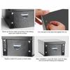 Foldable Storage Box with Lid And Handle Large Capacity Dustproof Waterproof