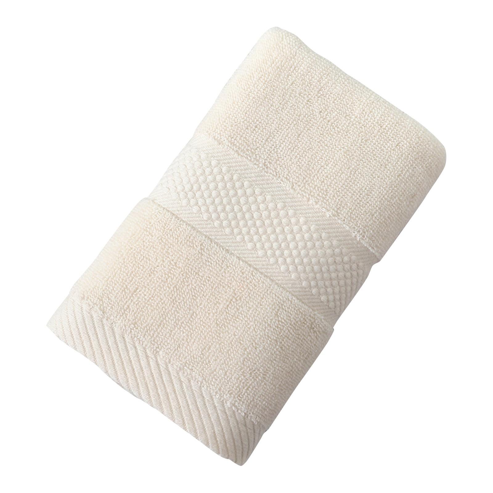 

Home Use Thick Absorbent Cotton Towel One Size білий