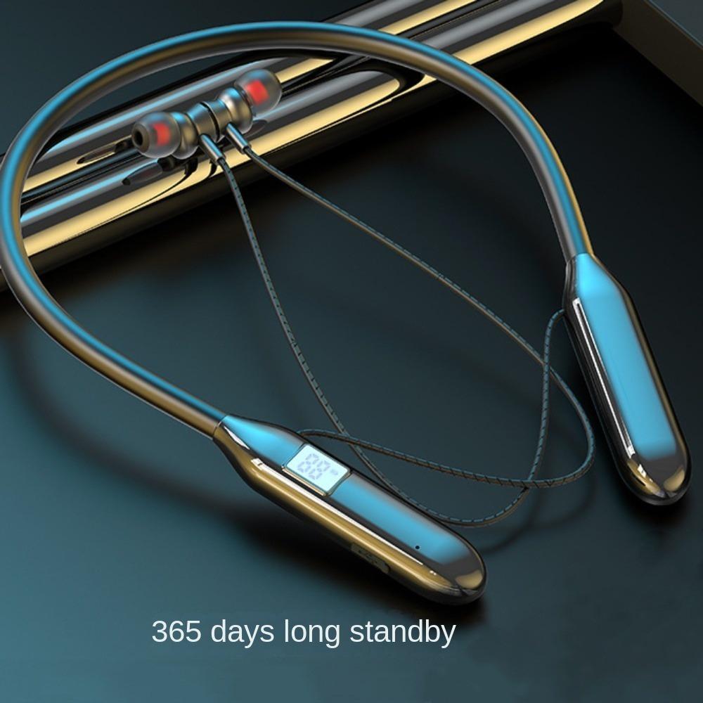 Magnetic Suction Wireless Bluetooth Earphones Digital Display Sports Headsets  Sports