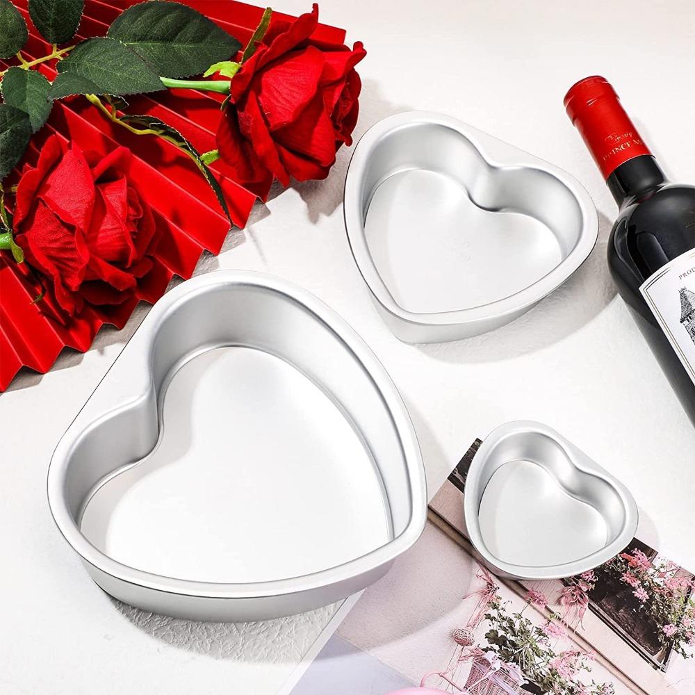 Removable Bottom Heart Shaped Cake Pan Non Stick Metal Heart Cake Baking Pan Wedding