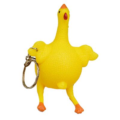 Funny Chicken Squeeze Toy Stress Relief Egg Laying Chicken Toy Chicken Prank Toy for Friends Family