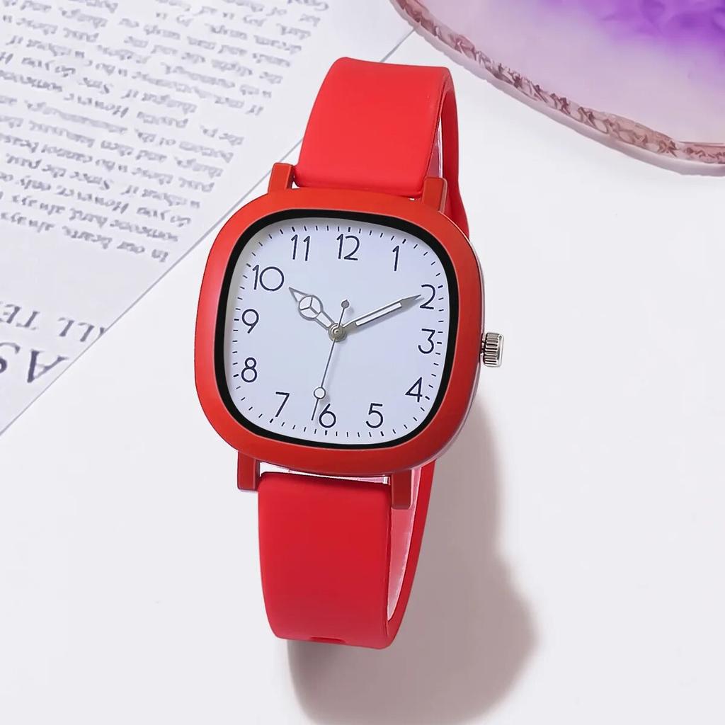 Nuevo Reloj de Pulsera de Cuarzo de Moda Marca Original Relojes para Mujer Simplicidad Pulsera Casual para Damas Correa de Silicona Reloj de Cuarzo Regalo