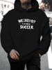 Unisex Casual All-Match Style Fashion Hoodie, New Unique Design, Print with Weekend You Understand Football Pattern - Casual Pullover Sweater, Kangaro