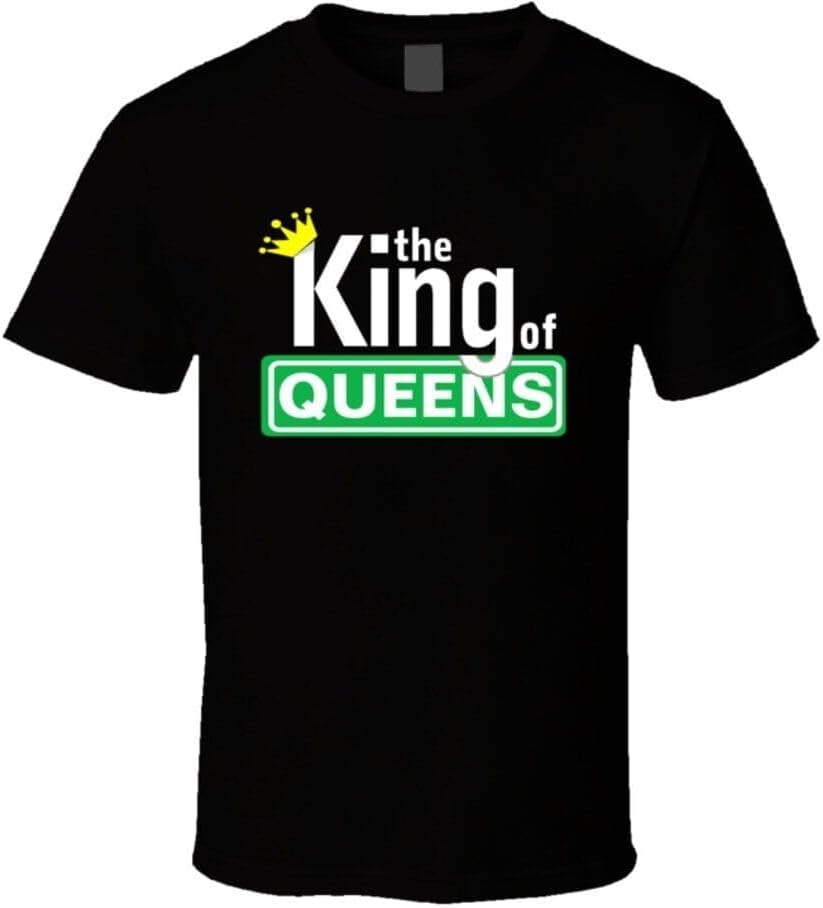 The King of Queens Logo Tee TV Show Fan T Shirt S чёрный
