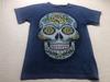 Dia De Los Muertos Day Of Dead T-shirt Mexican Skull Retro Blue Tie Dye