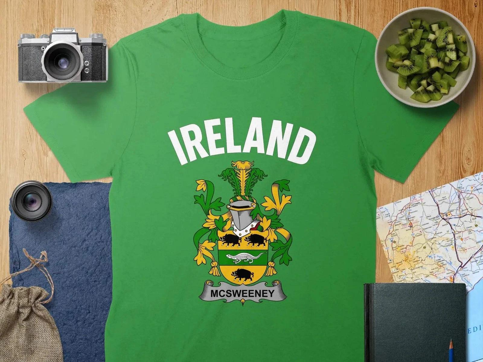 Ireland McSweeney Coat Of Arms Irish T-Shirt 4XL