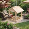Rustic Hummingbird Feeders Wooden Hanging Birdhouse Pet Supplies Open Bird Feeder  Balcony