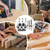 Wood Dowel Hole Drill Guide Multipurpose Self-Centering Dowel Jig Kit Straight Hole Drilling Set Portable Woodwork Tool For Home