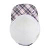 [Miki House] Casquette Chapeau Protection UV Logo Uni Carreaux Garçons Filles Bébé Enfants Vêtements pour Enfants 10-9124-681 LL (54-56cm) blanc