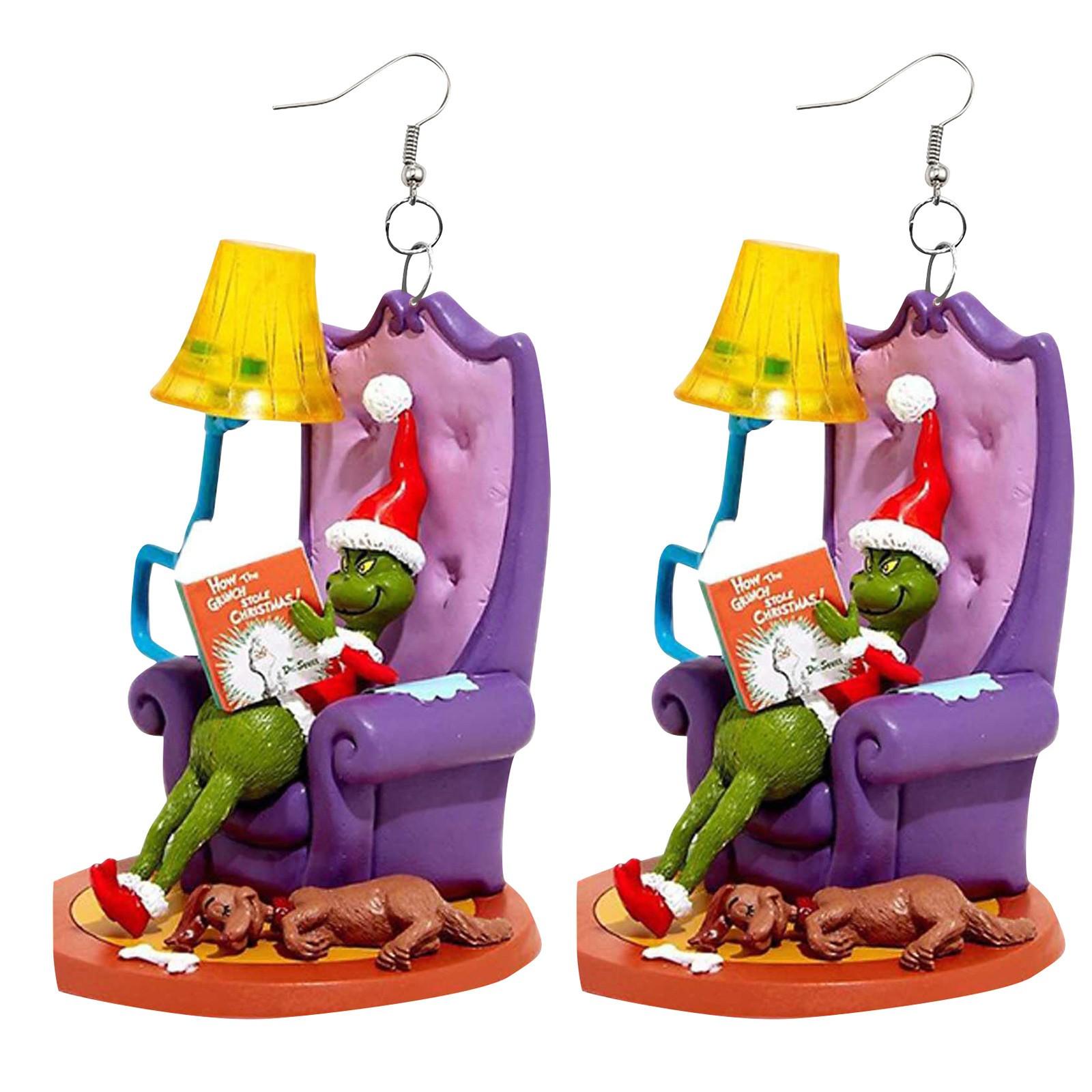 

1 пара милых мультяшных сережек в подарок для женщин и девочек на день рождения/День святого Валентина/Юбилей One Size