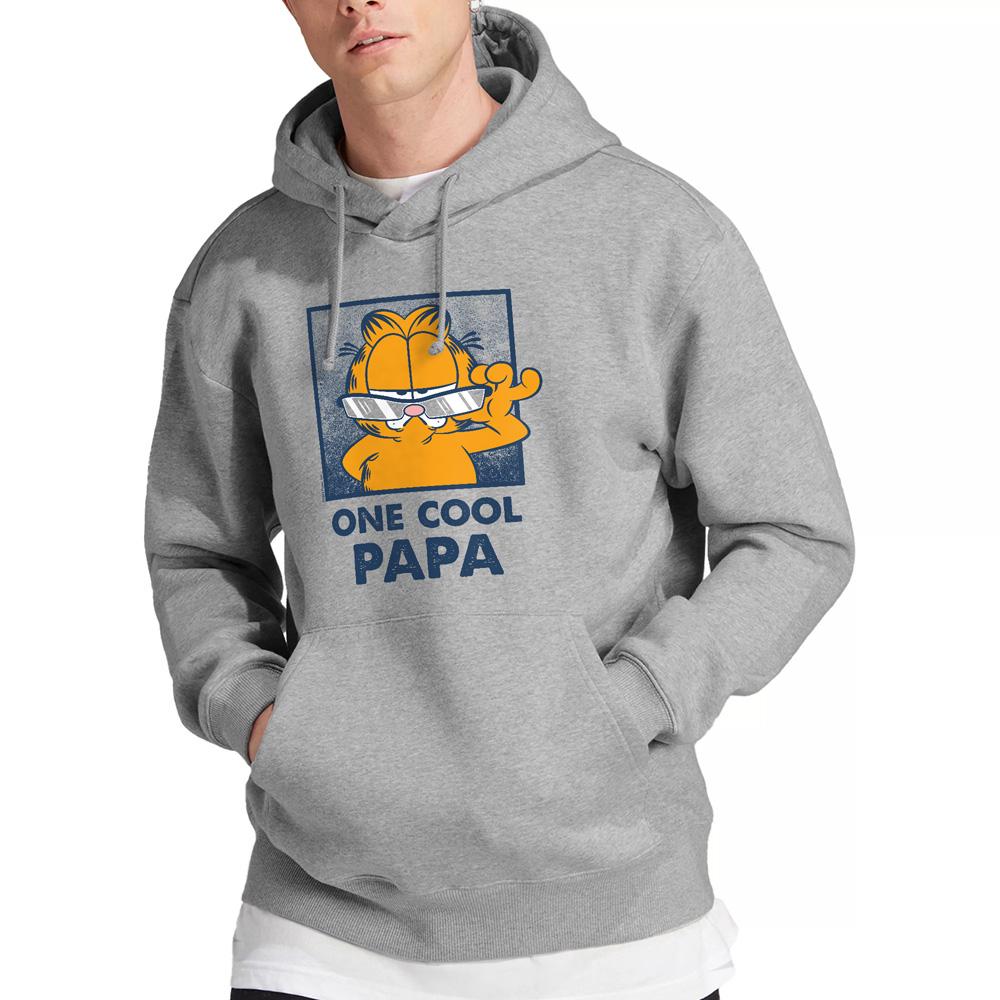 Garfield Mens One Cool Papa Fathers Day Hoodie