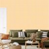 Geometric Rhombus Wallpaper Cream, White and Gold 50x1000