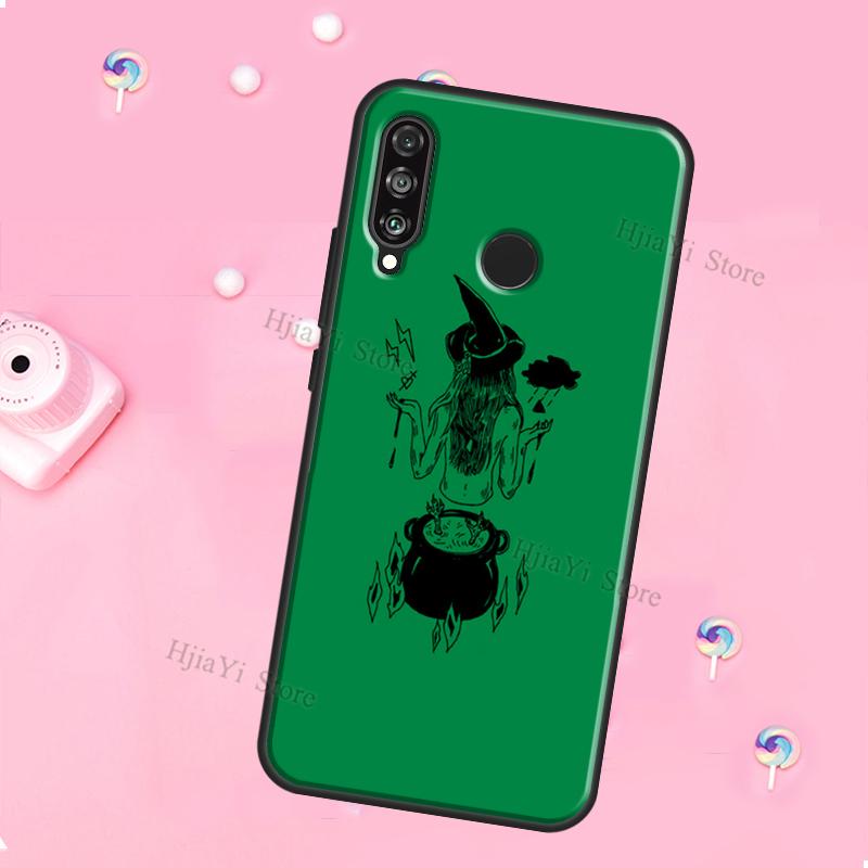 Witches Moon Witchy Mystery Totem For Huawei Honor Magic 5 Lite X8 X9 X8a X9a 50 70 P20 P30 P40 P50 P60 Pro P Smart 2019 Case