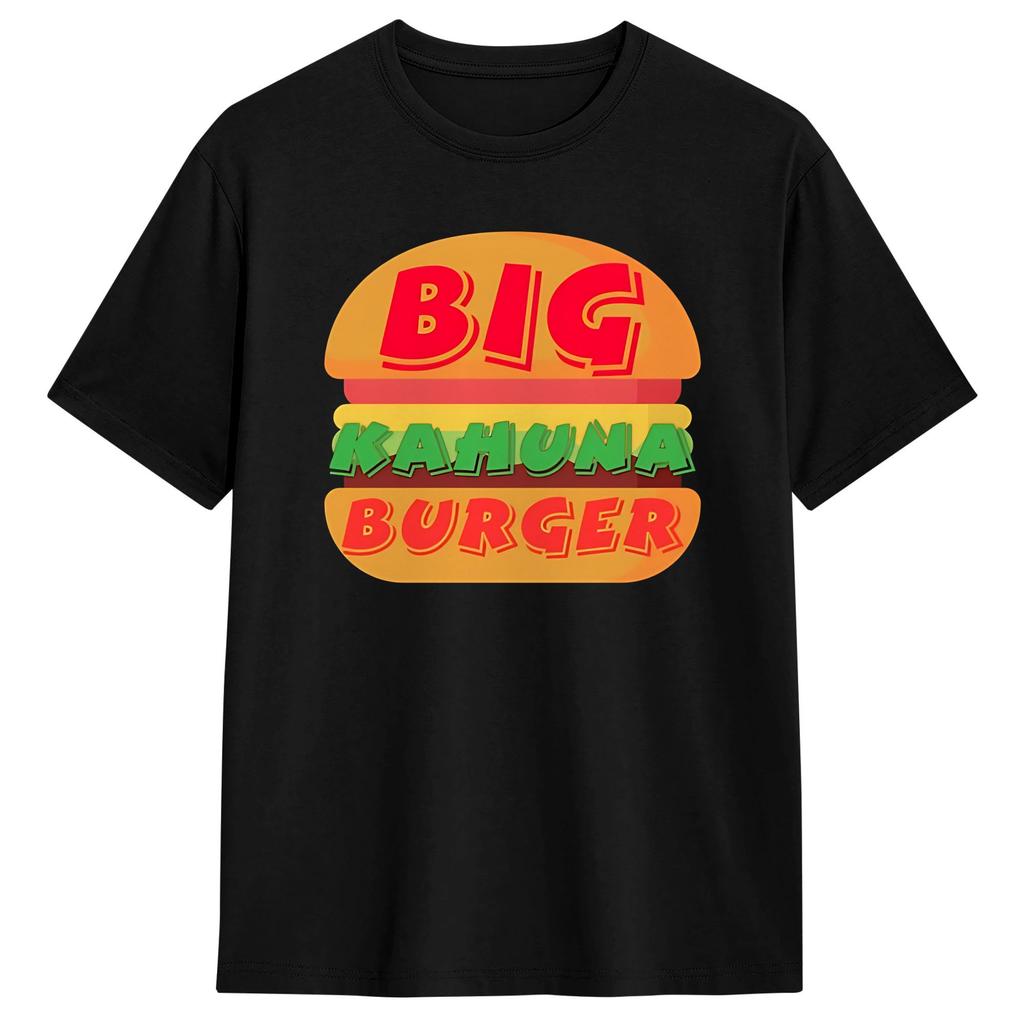 Maglietta Divertente The Big Kahuna Burger Unisex Cotone Manica Corta Girocollo Top Estivi Camicie