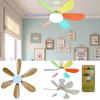 With Remote Control LED Light Fan Dimmable Electric Fan Ceiling Lamp Ceiling Fan Light Restaurant