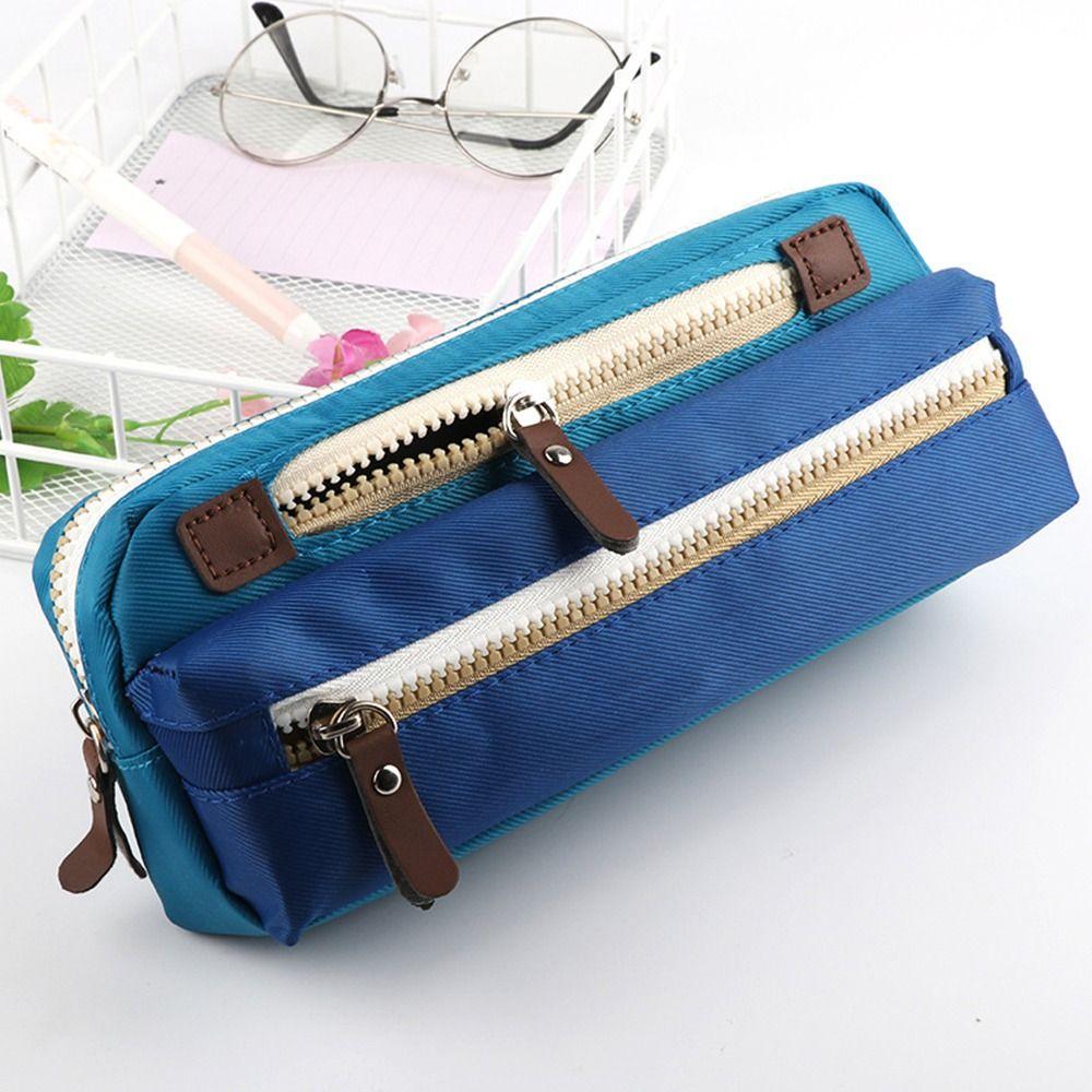 Creative Large Capacity Multifunctional Stationery Bag Pencil Bag Storage Pouch Pencil Box