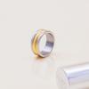Yori Modern Minimalist 18K Gold PVD Plated Stainless Steel Ring for Women Popular Daily Classy Waterproof Jewelry Accessory