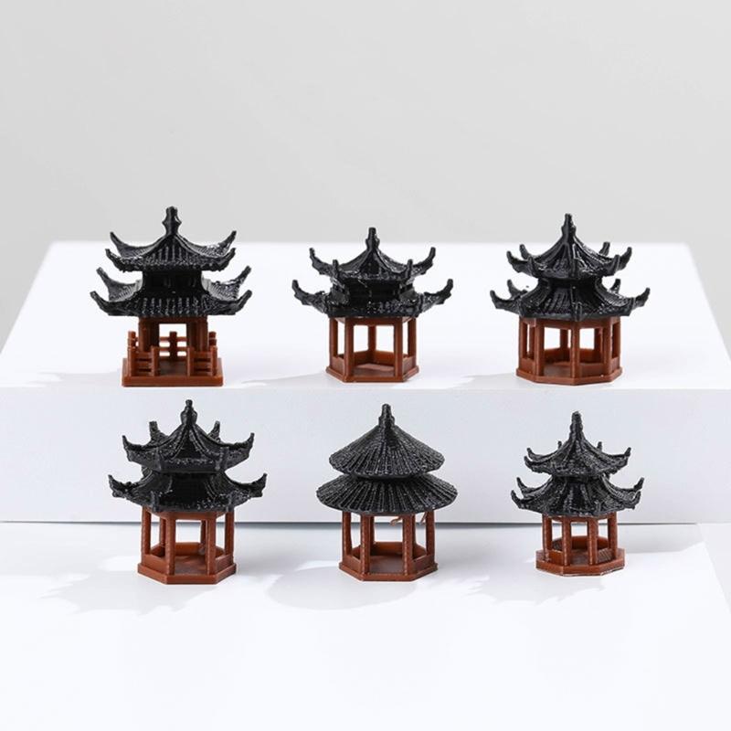 Traditional Chinese Building Assembly Set Architectural Models DIY Educational Cultural Display Craft
