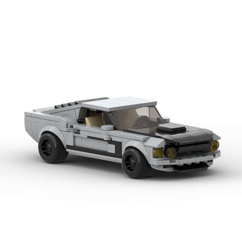 

Compatible MOC Volt Mustang Boss 302 Racing Car Speed 8-Stud Assembly Educational Toy for Lego Bricks