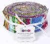 Soimoi 40Pcs Tie Dye Print Cotton Precut Fabrics For Quilting Craft Strips 2.5x42inches Jelly Roll -