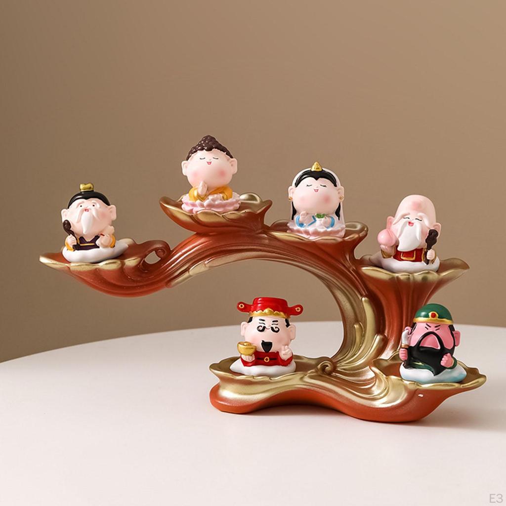 Chinese Immortal Figurine for Car Dashboard Decoration