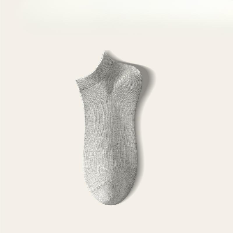 Men's Spring and Summer Cotton Invisible Antiodor Antiskid Antibacterial Anti Pilling Short Boat Socks