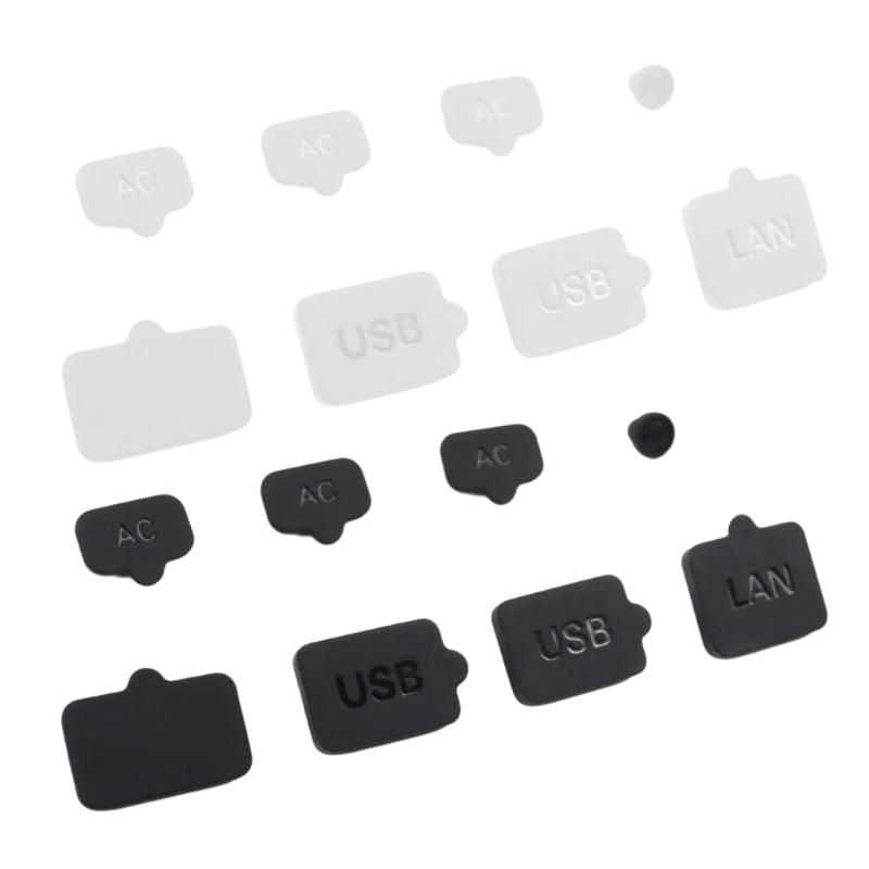 8Pcs Game Consoles Protective Silicone Plugs Dustproof Silicone Dust Plugs Set Not Scratch Design for Console 2 Consoles