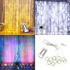 300 LED Curtain Lights String 3M*3M USB Powered Waterproof Twinkle Wall Lights
