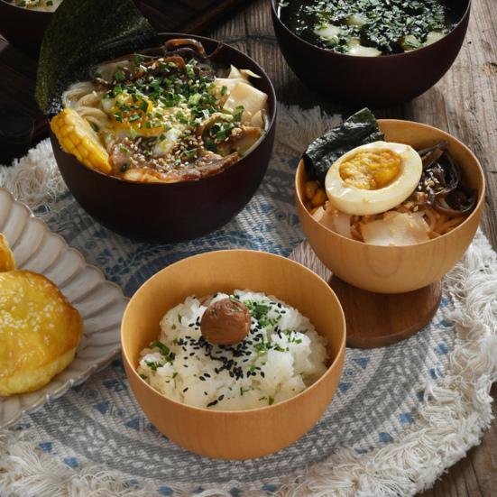 Rice Bowl Easy To Clean Heat-resistant Japanese Style Large Capacity Serving Bowl for Kitchen