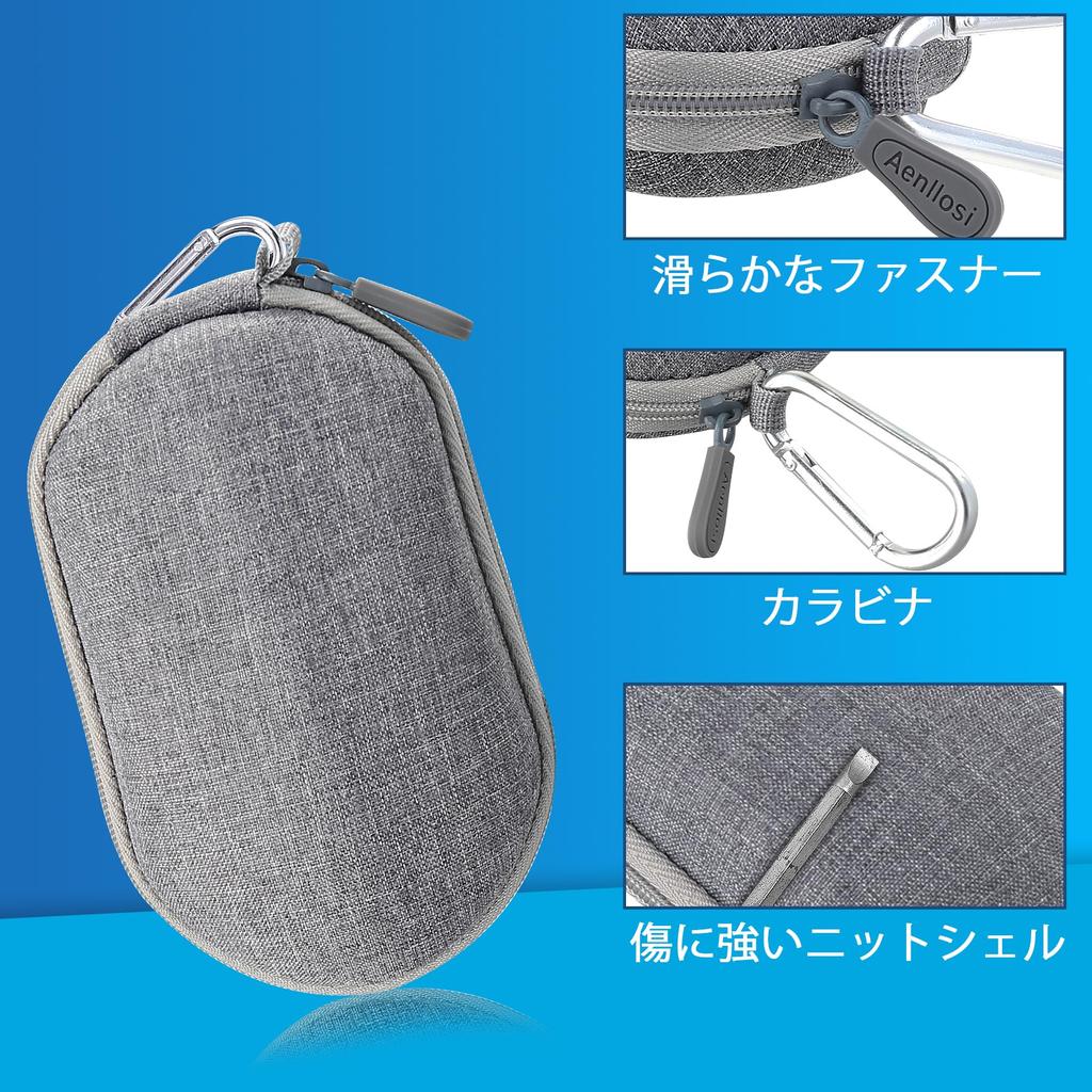 Gaming Mouse Carrying Case Aenllosi Gray Small Size Compatible with Multiple Models