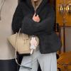 Elegant Plush Long-sleeved Coat for Women 2025 Autumn and Winter